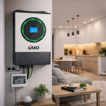 Інвертор гібрідний сонячний SAKO Sunpolo 8.2KVA 3in1 (8 кВт, 1ф, 48В/230В, dual MPPT tracker, Wi-Fi)&nbsp;Deca&nbsp;Sunpolo 8.2KVA 3in1 - slide&nbsp;3